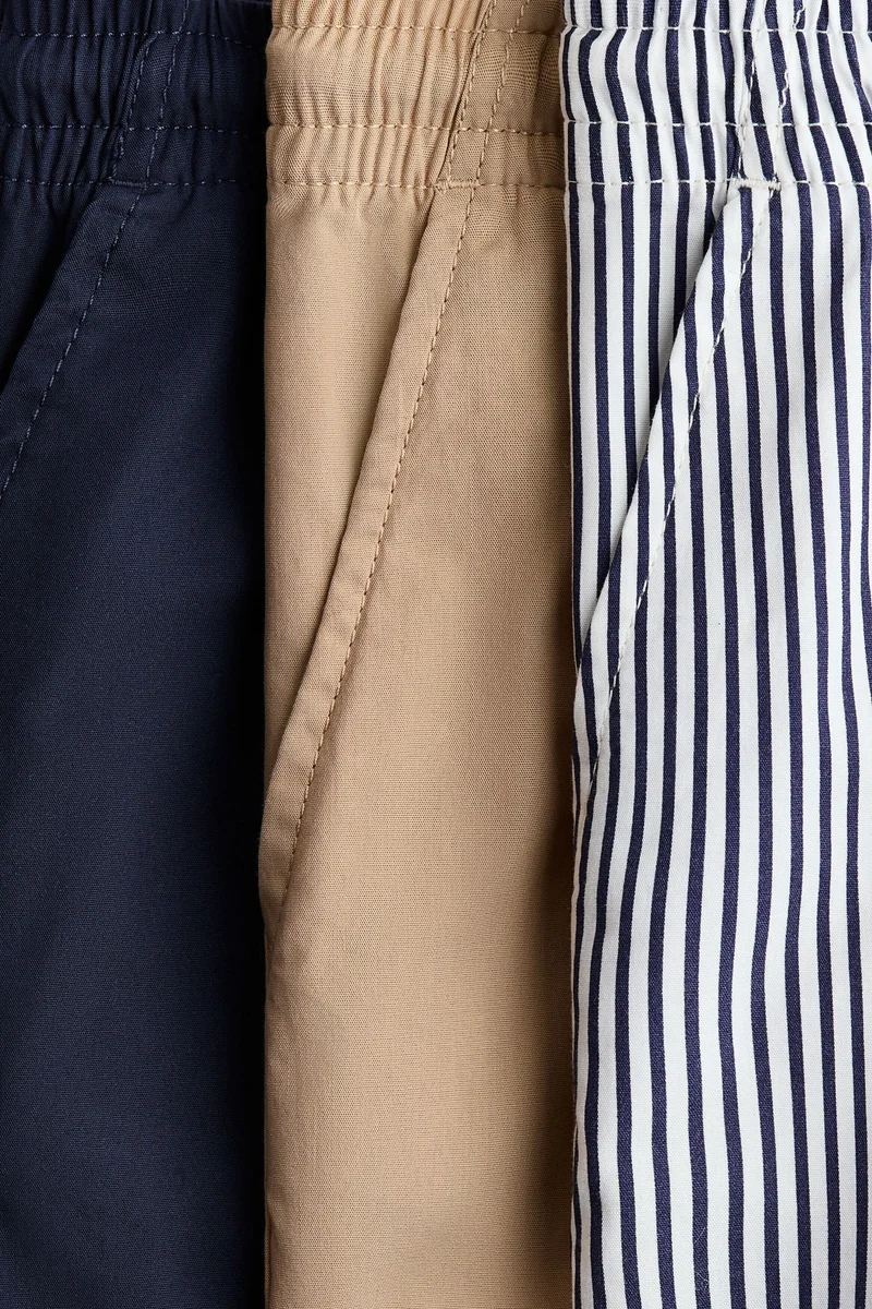 اتش اند ام شورت من القطن - عبوة من 3 قطع